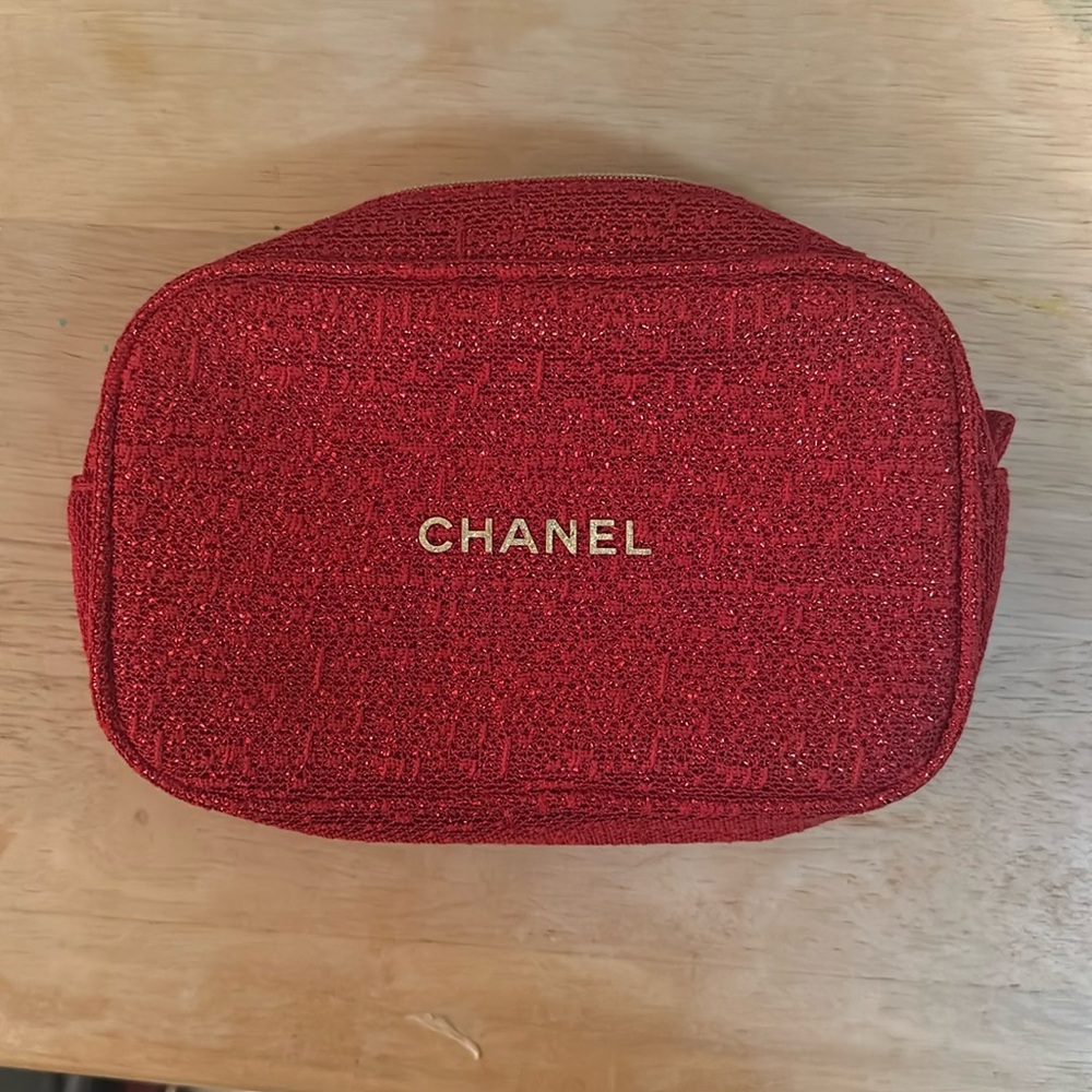 Chanel Cosmetic Beauty Pouch NEW
